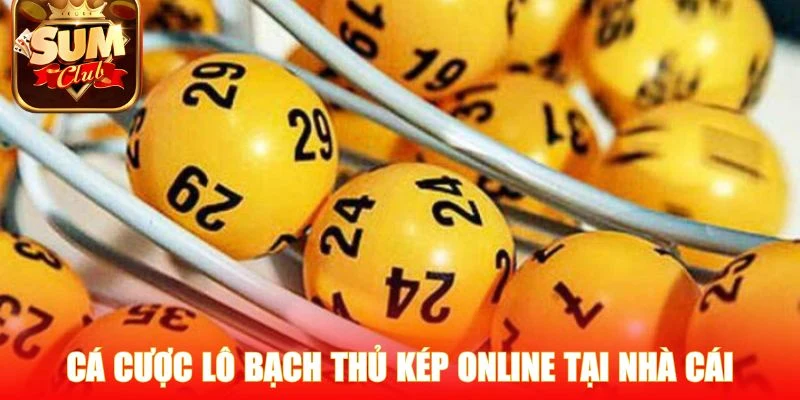 Cá cược lô bạch thủ kép online tại nhà cái