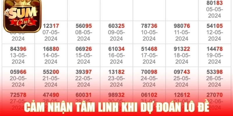 Cảm nhận tâm linh mang ý nghĩa đặc biệt khi dự đoán lô đề
