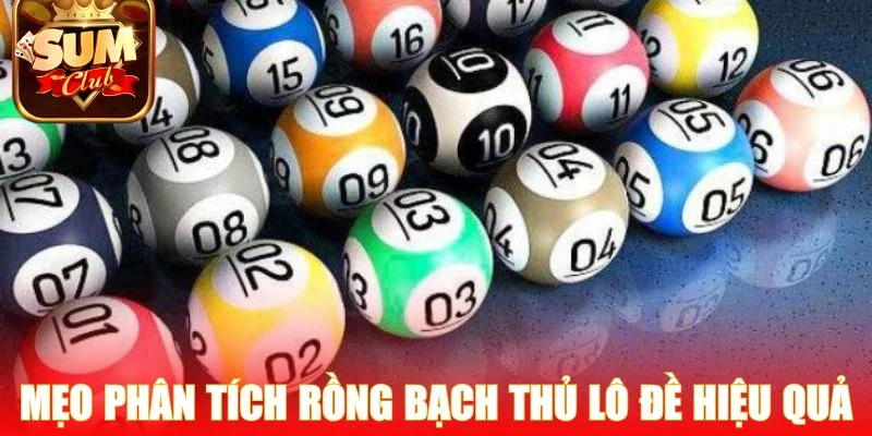 Mẹo phân tích rồng bạch thủ lô đề hiệu quả