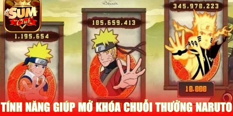 Tính năng giúp người chơi mở khóa chuỗi thưởng Naruto